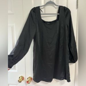 Lulus Black Long Sleeve Dress